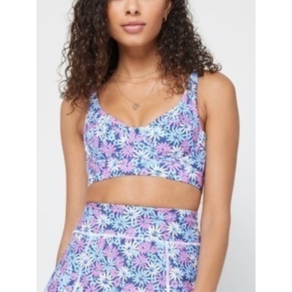 L Space Oopsie Daisy Tryout Sports Bra Top XS NWT